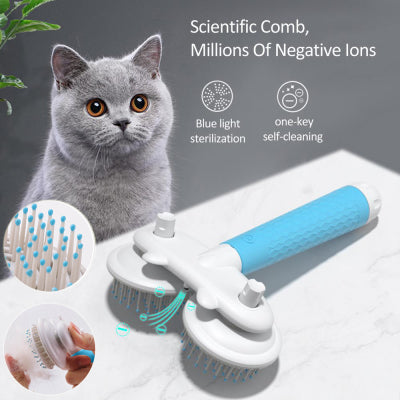 One-button Self Cleaning Dog Cat Hair Removal Pets Products