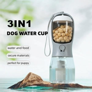 Three-in-one Portable Small Multi-functional Pet Cups Pets Supplies